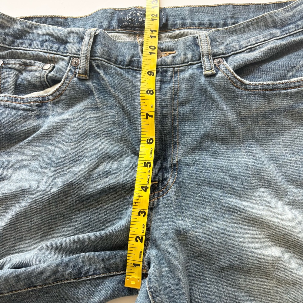 Lucky Brand Womens 363 Vintage Straight Denim Shorts Size 30 Cut Off Summer - Picture 12 of 12